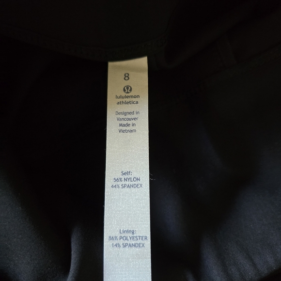 Lululemon &go Cityfarer Black Skirt Size 8 - Picture 6 of 9